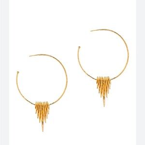 NWT Gorjana Nora fan earrings.